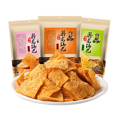 【卧龙】老襄阳手工锅巴组合300g*3袋