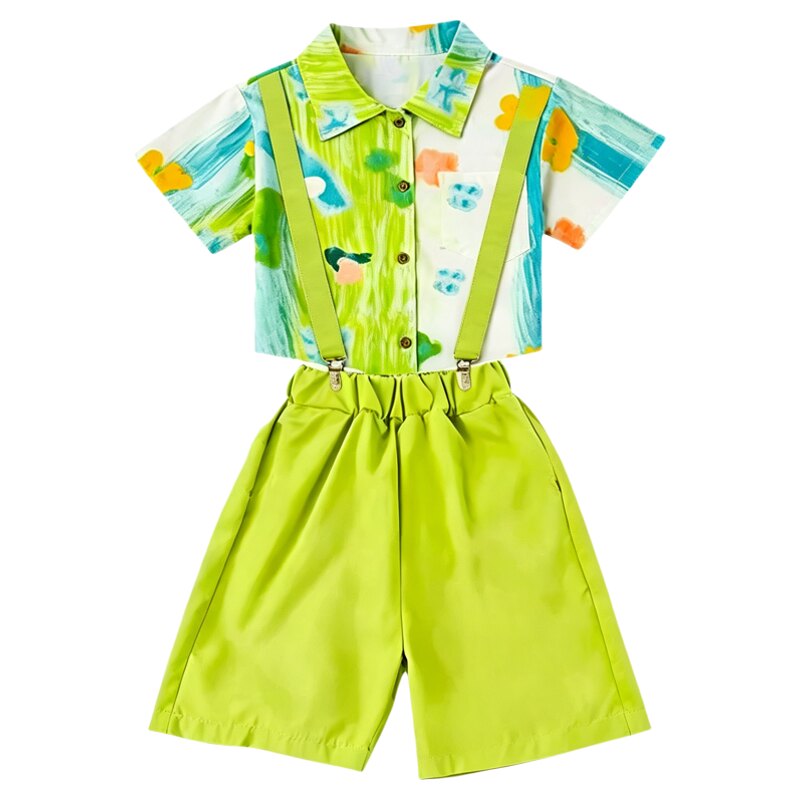 儿童啦啦队运动会表演服演出服