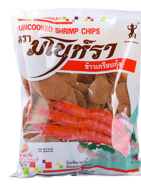 泰国进口马努拉虾片油炸包装包邮
