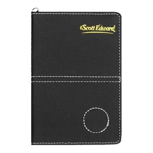 高尔夫计分卡套防水皮质赛事专用记分本夹便携防折球友记录配件