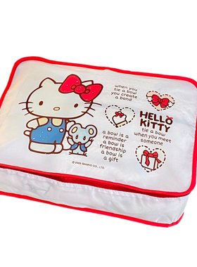 三丽鸥正版授权hellokitty化妆包可爱旅行衣物化妆品鞋子收纳包女