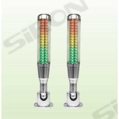 议价胜蓝SIRON三色常亮带蜂鸣亚克力可折弯高效LED信号灯D022/D22