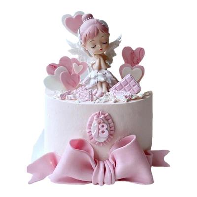 生日蛋糕装饰芭蕾舞女孩摆件
