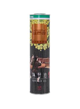 非遗古法低温木榨菜籽油低芥酸1L