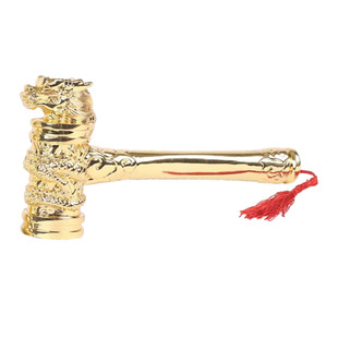 定制刻字装修专用仪式全套开工锤金色龙头锤子仪式用品开工大吉锤