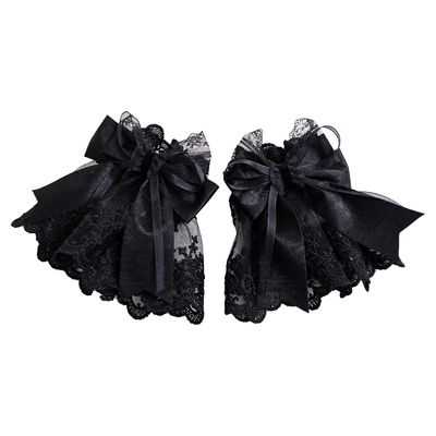 雀之羽暗黑系扁帽bnt蝴蝶结发带