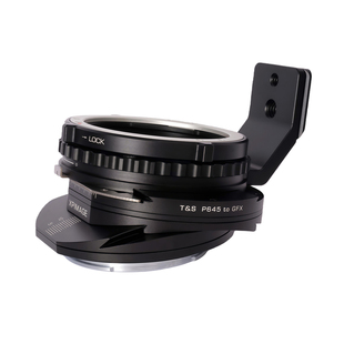 XPimage平移俯仰移轴转接环兼容宾得645镜头转富士GFX G卡口GFX50 GFX100相机Tilt 15度Shift ±15mm