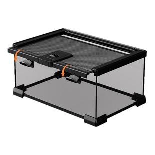 BG恒温爬宠饲养箱爬虫缸豹纹守宫鬃狮蜥蜴造景生态雨林防逃玻璃缸