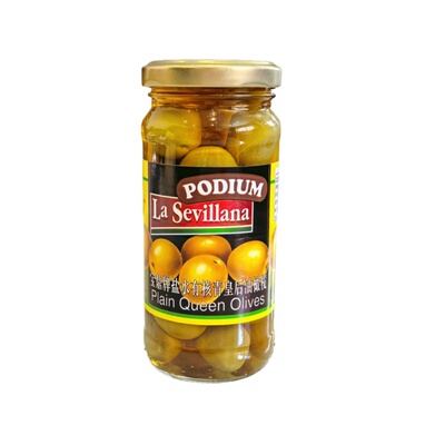 进口宝鼎有核青橄榄调酒无核240g