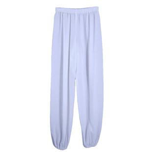 秀华道源太极裤女亚麻武术裤男太极拳运动裤灯笼裤练功裤太极服薄