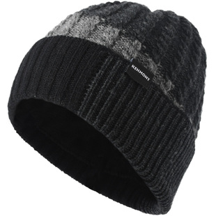 卡蒙帽子男款冬季羊毛加厚保暖针织毛线帽防风防寒护耳帽棉帽冷帽