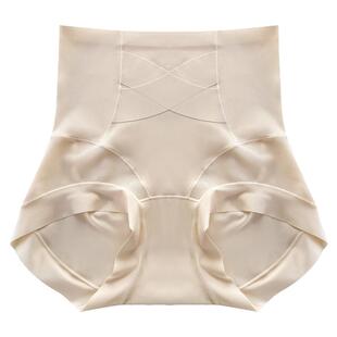 高腰冰丝内裤女纯棉抑菌加长裆无痕收腹提臀束腰收小肚子2025夏薄