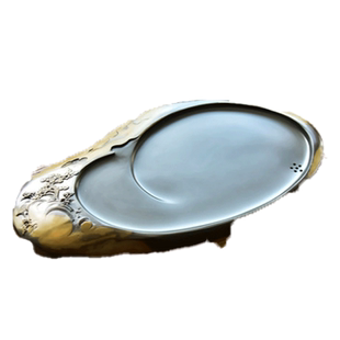 高档天然原石歙砚非端砚石头茶盘功夫茶具茶托茶宠干泡台全自动一体家用办公室泡茶喝茶茶桌功夫茶几茶台茶道