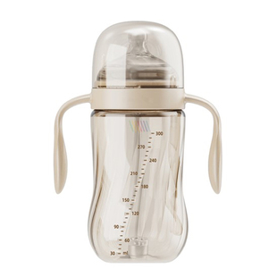 Bebebus钻光奶瓶ppsu新生儿宝宝防胀气喝水喝奶钻晶吸管喝水杯