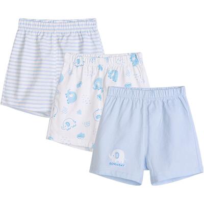 贝贝怡童装男童3条装短裤夏季