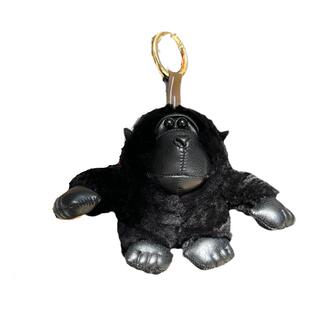 可爱羊毛大黑猩猩汽车钥匙扣毛绒公仔小猴子背包包挂饰皮草小挂件