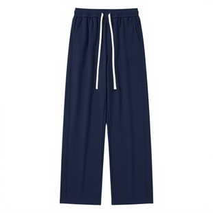 加长版加绒加厚运动卫裤子男生高个子青少年冬季宽松直筒休闲裤男