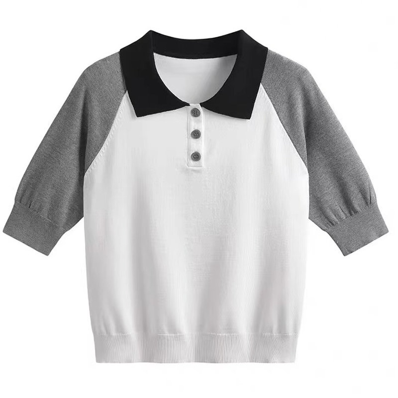 返季清仓女士针织裙连衣裙品牌撤柜特价捡漏气质短袖针织衫剪标