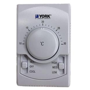 约克YORK中央空调面板液晶温度控制器 温控开关APC-TMS1000DA
