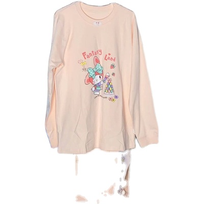 100%纯棉女孩春秋秋衣秋裤