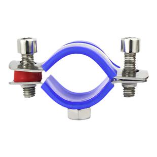 304不锈钢固定管支架焊螺帽卡扣抱箍管夹PPR水管夹子管道管卡卡箍