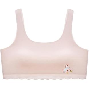 一阶段曼妮芬儿童小学无痕背心女童发育期少女文胸女童莫代尔内衣