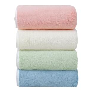 珊瑚绒大毛巾 大号加大加厚 超强吸水不掉毛擦速干浴巾洗澡干发女