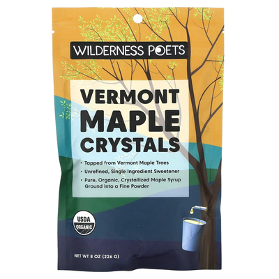 Wilderness Poets LLC弗蒙特枫糖晶体营养补充多种搭配