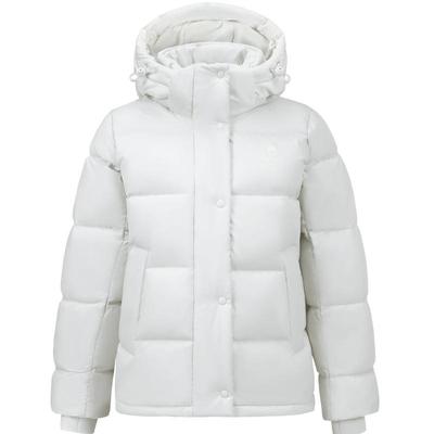 骆驼泡芙羽绒服女冬季鸭绒加厚防风连帽外套保暖小个子短款面包服