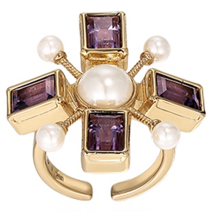 【女神礼物】RC Retro Chic意大利复古时尚首饰 拜占庭十字架戒指