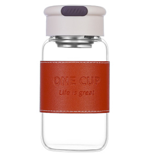 大容量高硼硅玻璃杯女生便携豆浆牛奶水杯高颜值泡茶杯子2026新款