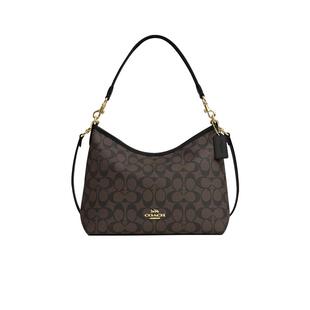 【自营】COACH/蔻驰女士流浪包Laure经典老花印花腋下单肩手提包