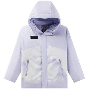 安踏冰甲羽绒丨六度芯女童儿童热返科技2025年冬季铂晶羽绒羽绒服