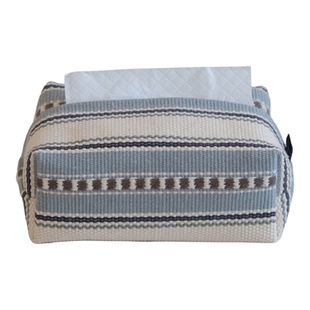 重工高级感纸巾盒中古风红色复古包豪斯纸巾袋桌面抽纸收纳ins风