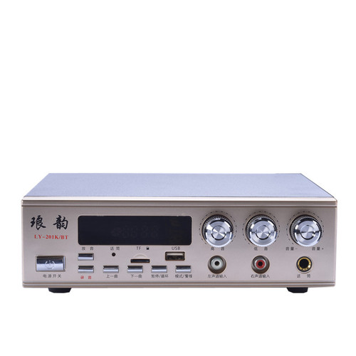 琅韵12V24V直流120瓦宣传车载蓝牙功放扩音录音喊话大功率扬声器