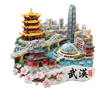 武汉金属浮雕立体冰箱贴