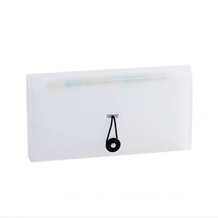 13格存单收纳本风琴包存单票夹票据夹存折收纳本收纳册银行定期存款单存折支票单据收据卡包防水存单本带标签