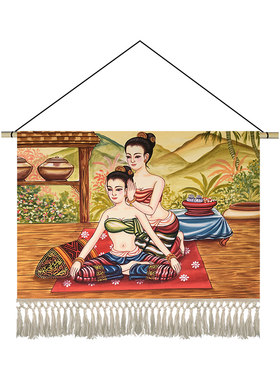 按摩挂毯走廊足浴装饰画