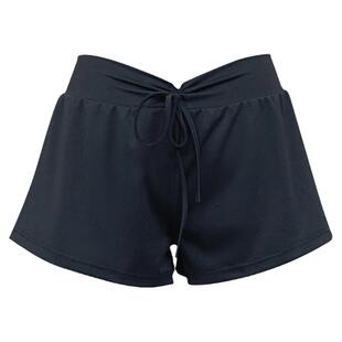 vonsu梵舒芭蕾舞裤练功裤子微喇叭口平角裤舞蹈短裤跳舞三分黑色