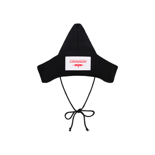 现货 Charles Jeffrey Loverboy 25SS贴布Logo三角水手针织毛线帽