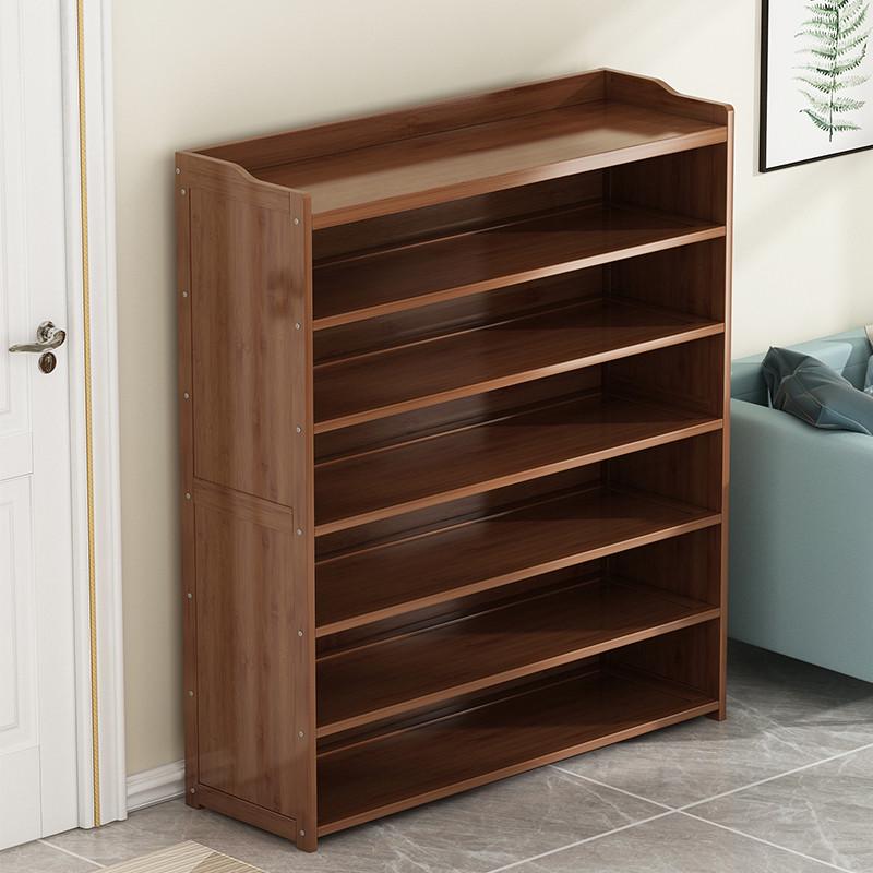 鞋架多层家用入户门口落地置物架2025新款楠竹无门鞋柜宿舍收纳架