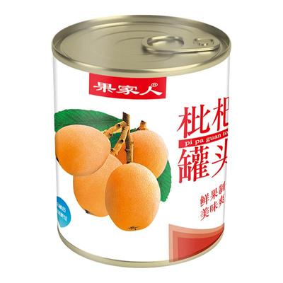 果家人食品560克*4罐糖水枇杷