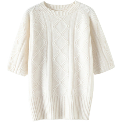 启超高端100%纯山羊绒衫