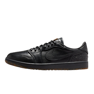 【小黑盒】耐克男Air Jordan 1 Low AJ1  黑武士篮球鞋IO3147-001