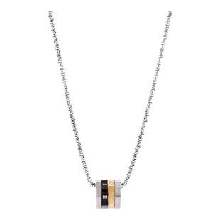 罗马数字小蛮腰转运项链男潮牌百搭钛钢吊坠毛衣链高级感链子轻奢