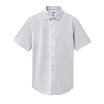 衬衫老罗古纺二号短袖衬衫