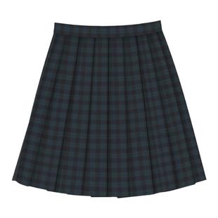 松野 格裙心脏地震原创jk制服百褶裙女学生百搭半身裙格子校供感