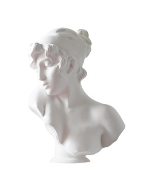 唯美纯白女神人物摆件