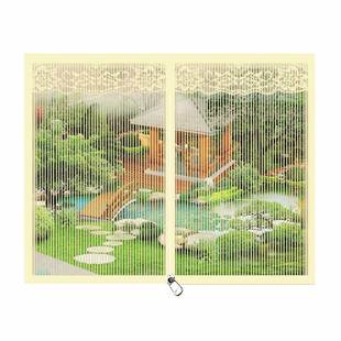 夏季金刚网拉链防蚊纱窗魔术贴免打孔可拆卸家用防虫纱网窗纱窗帘