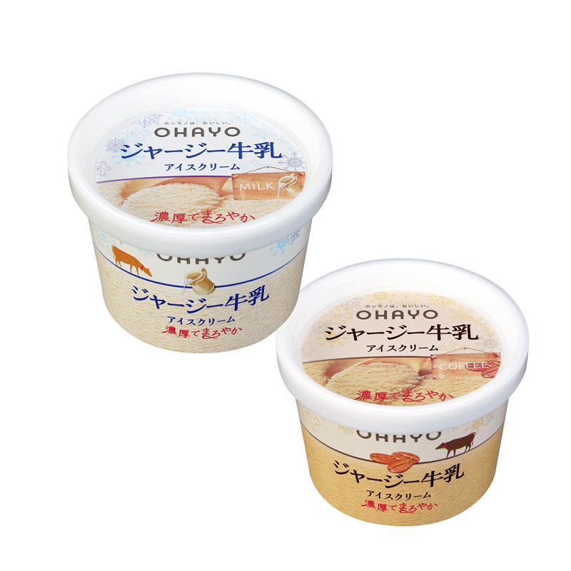 ohayo日本浓郁牛乳咖啡冰淇淋杯